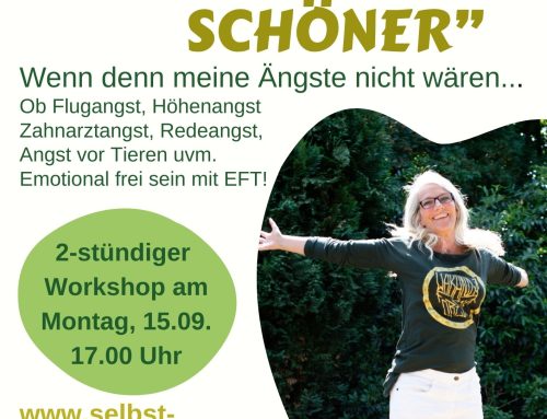 „NUR FLIEGEN IST SCHÖNER!“ Wenn denn meine Ängste nicht wären…
