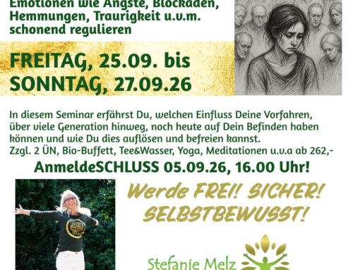 „DIESE ANGST/DIESE TRAUER IST NICHT MEINE!“